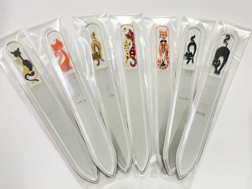 Пилка стеклянная Bohema с дизайном 140 мм.