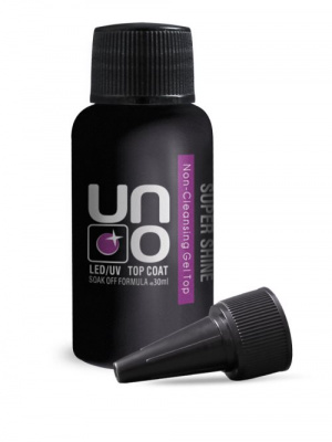 UNO Верхнее покрытие для гель-лака SUPER SHINE без липкого слоя 30 г. UTGSS30 UNO Верхнее покрытие для гель-лака SUPER SHINE без липкого слоя 30 г. UTGSS30