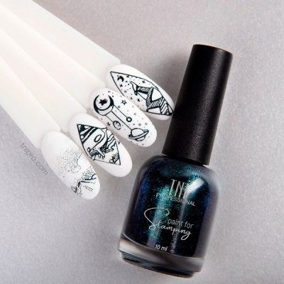 Пластина для стемпинга TNL Premium - galactic mind (079) 271775